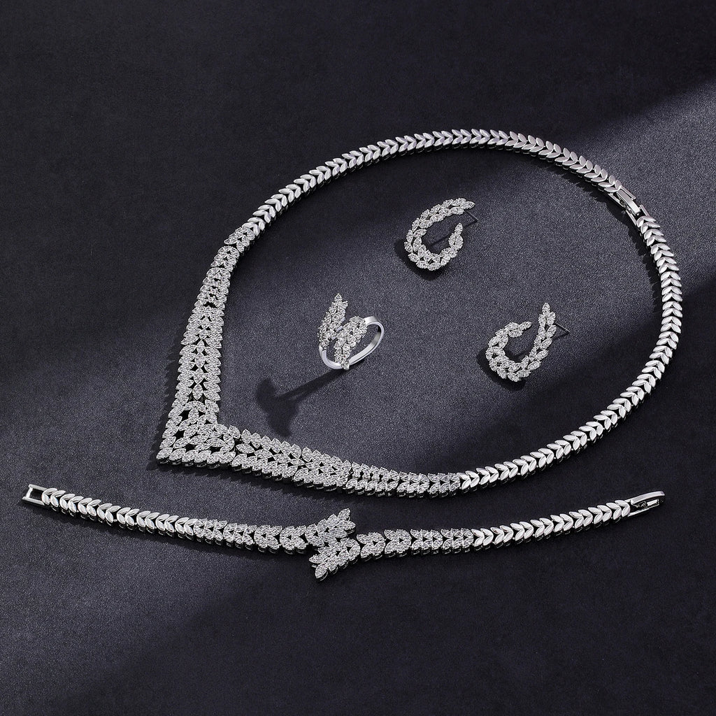 Jewelry Set Zirconia Bridal