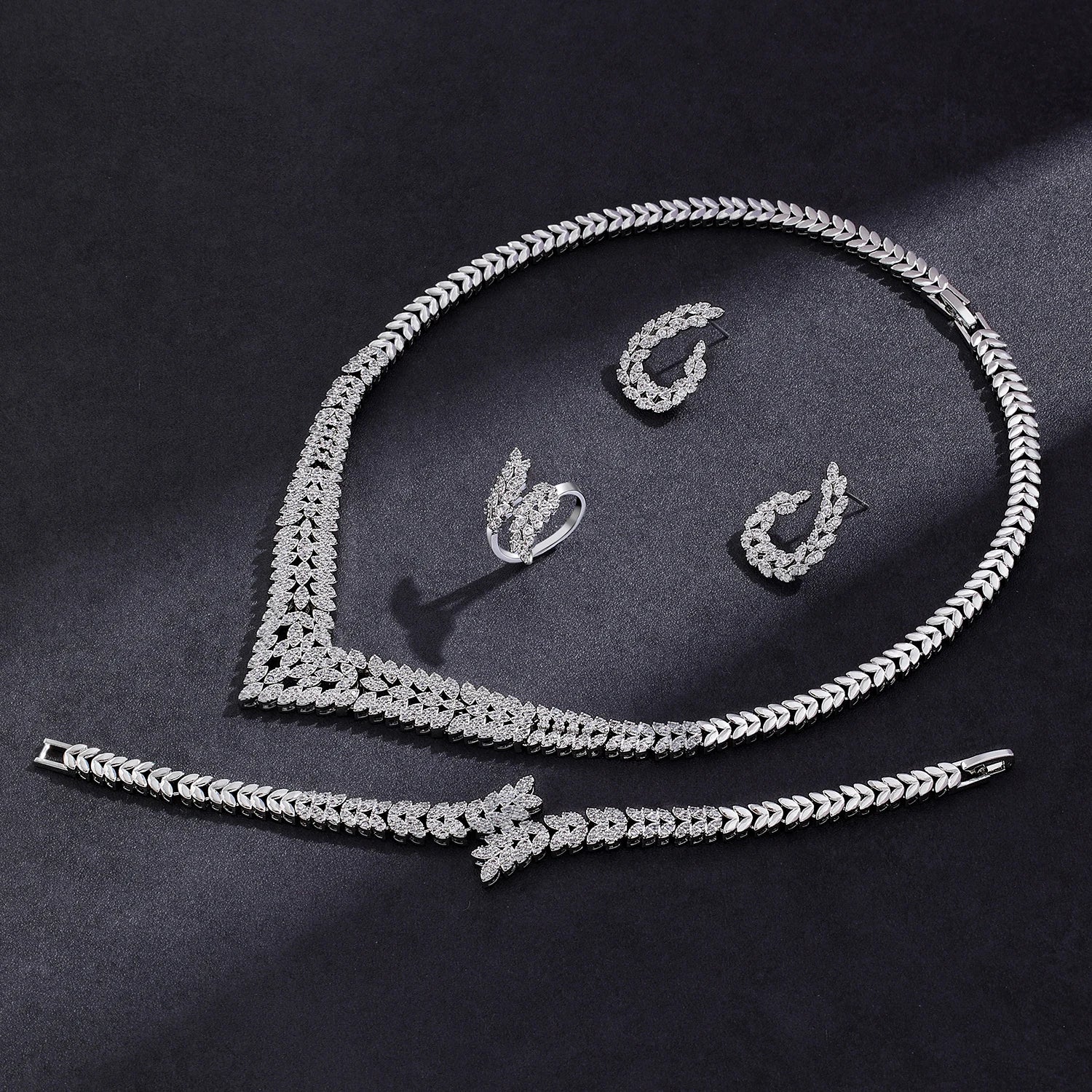 Jewelry Set Zirconia Bridal