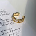 Gold Zircon Ring