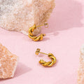 Rope Hoop Earrings
