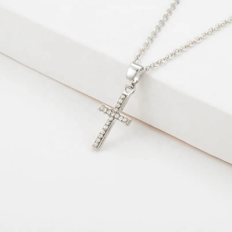 Cross Necklace & Earring
