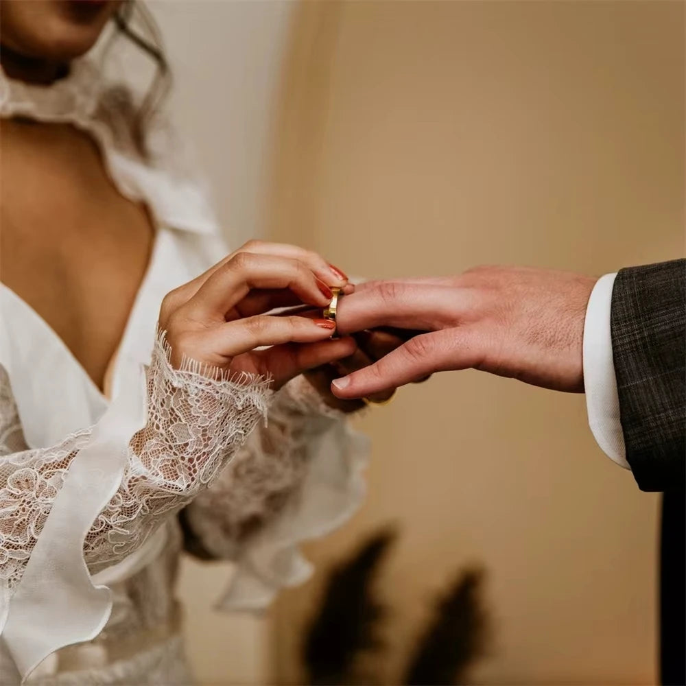 Wedding Band Gold Plated rings
