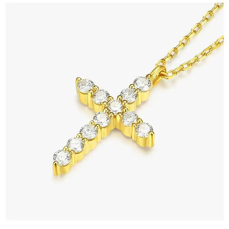Hypoallergenic Women's Necklace Stainless Steel Cross Chain