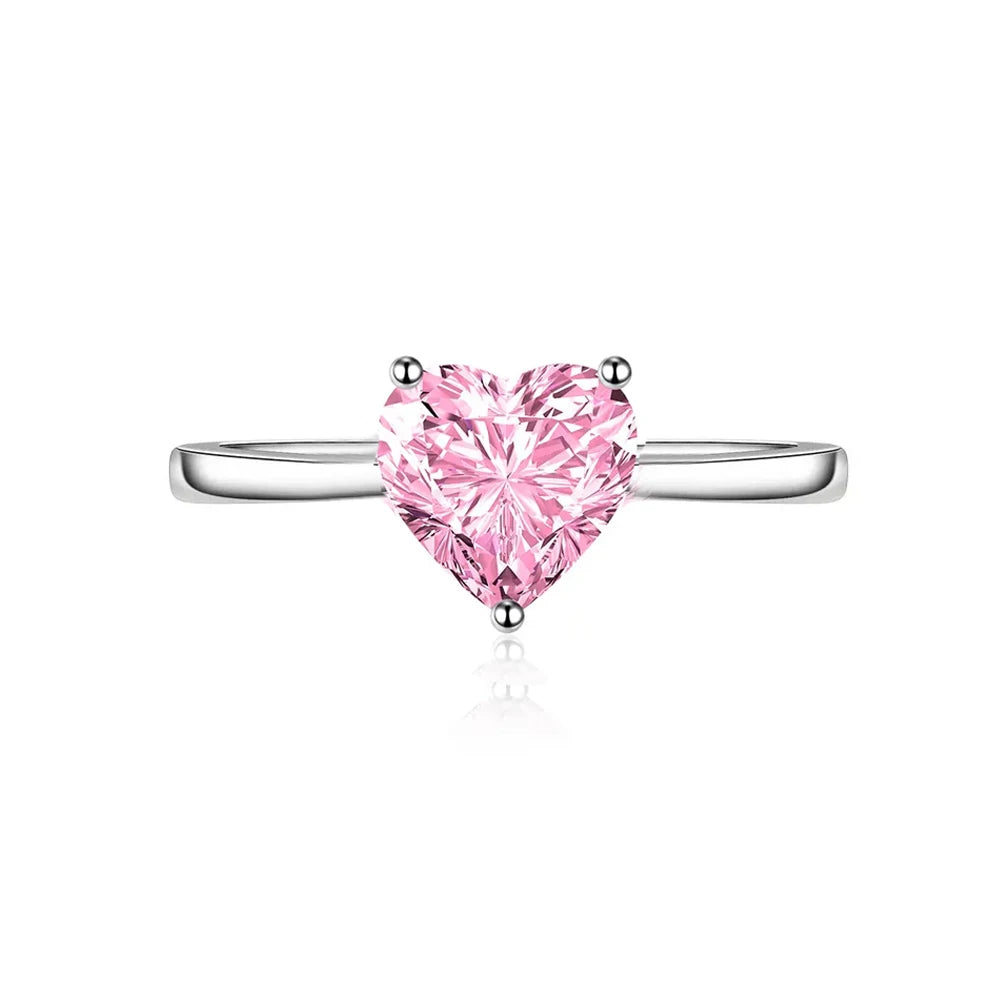 Pink Heart Shape Ring