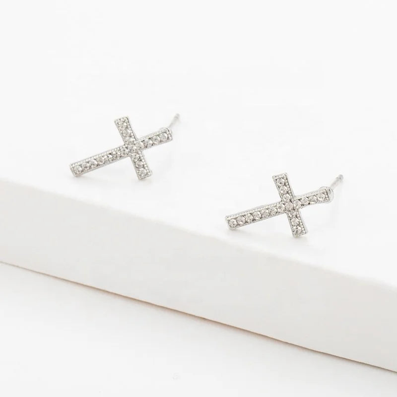 Cross Necklace & Earring