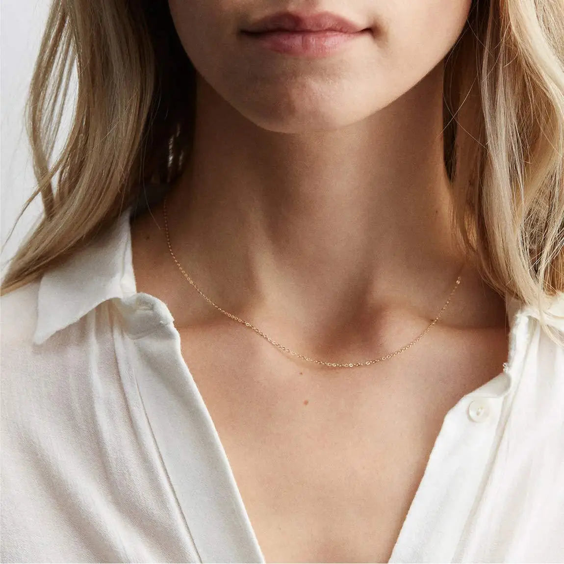 Hypoallergenic 18k Gold Multi-Layer Choker Necklace