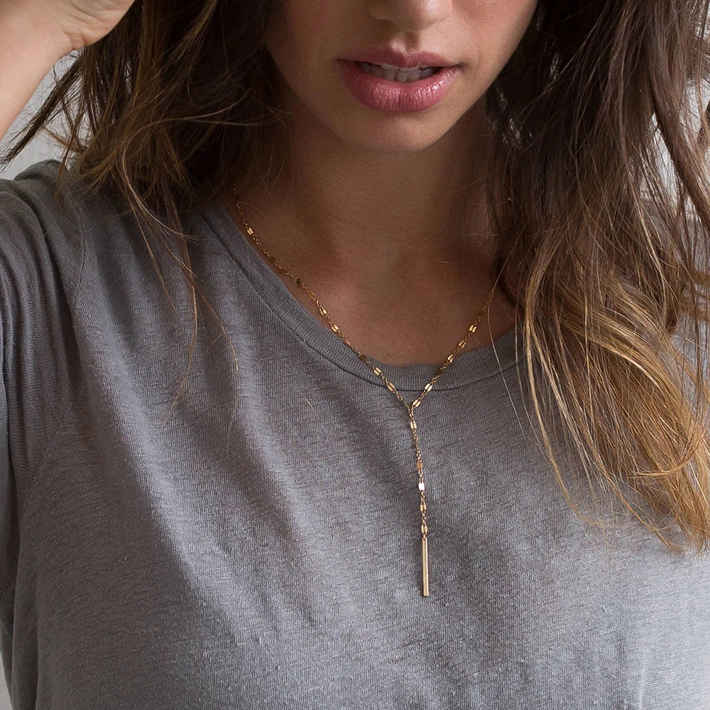 Free Lace Chain Necklace Y Shaped