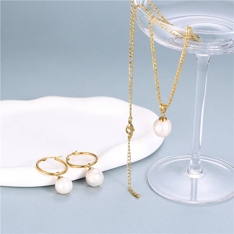 Natural Freshwater Pearl Set