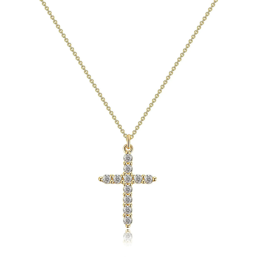 Hypoallergenic Women's Necklace Stainless Steel Cross Chain