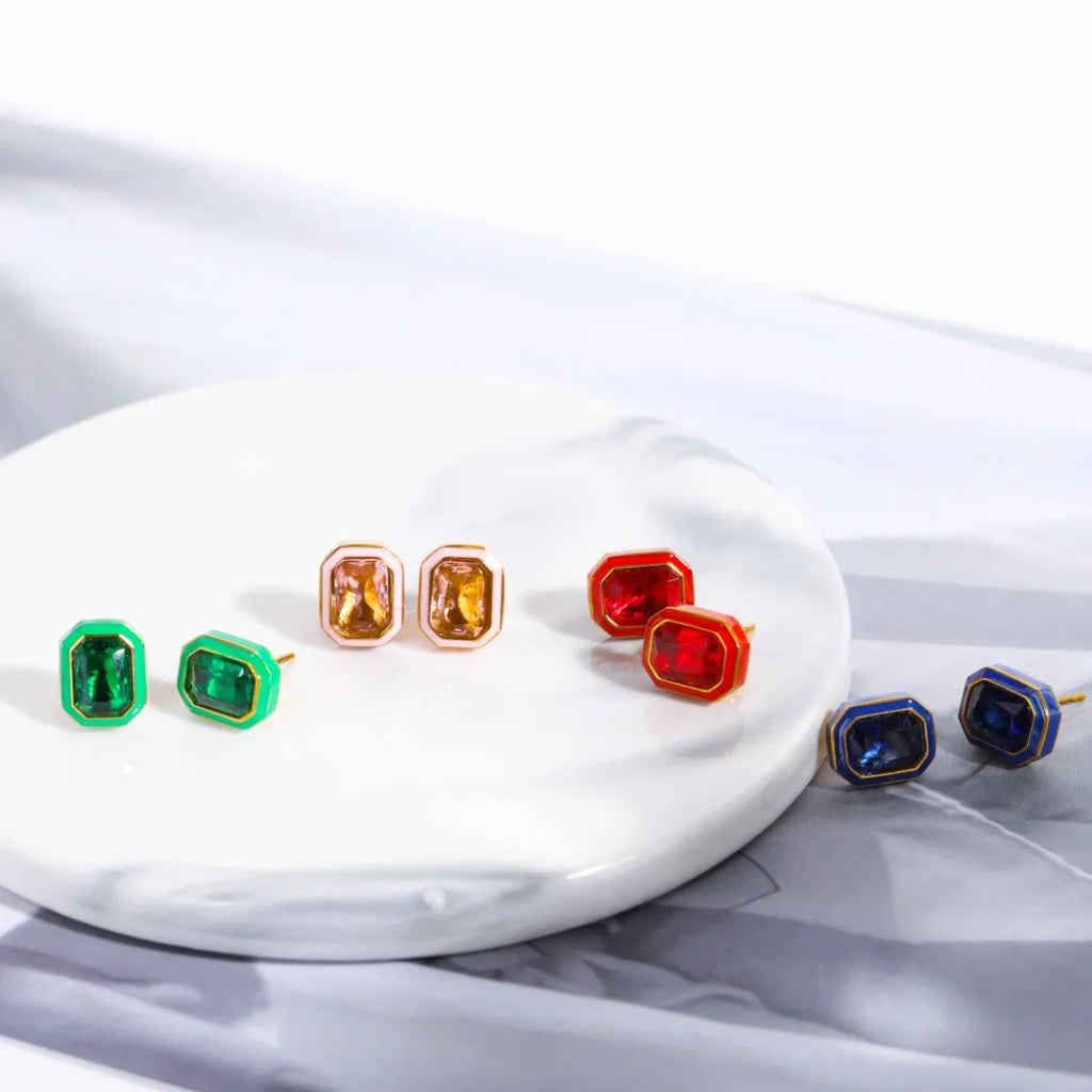 Zircon Necklace & Earrings