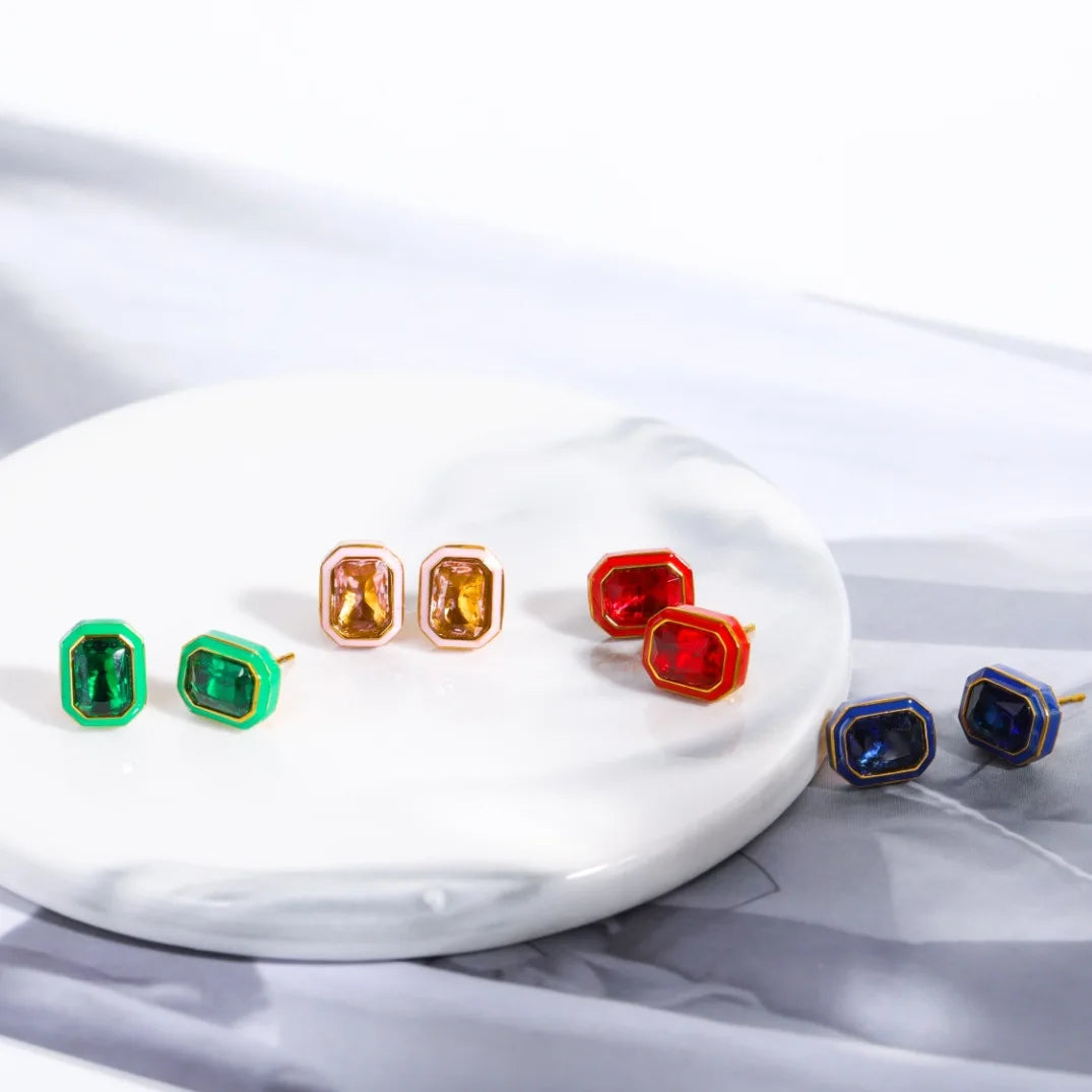 Zircon Necklace & Earrings