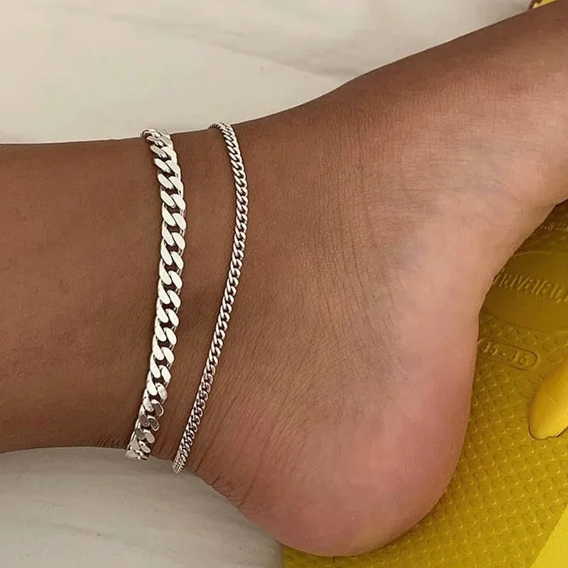 Gold Ankle Bracelets Waterproof