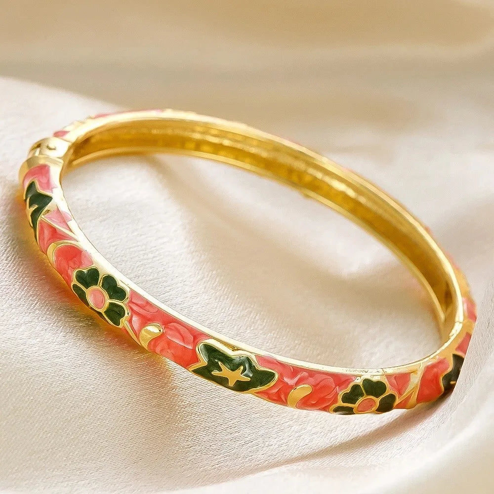 Enamel Vintage Cloisonne Bangle