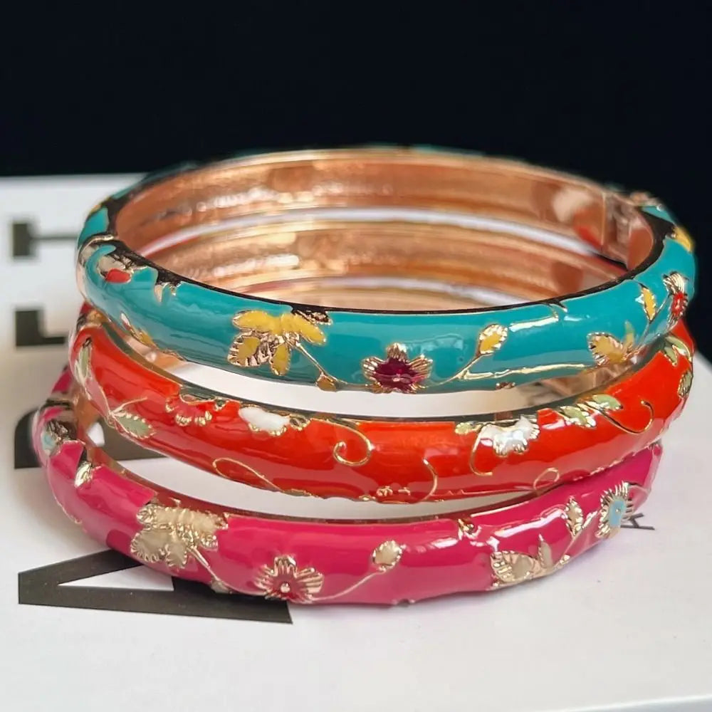 Enamel Bracelets vintage