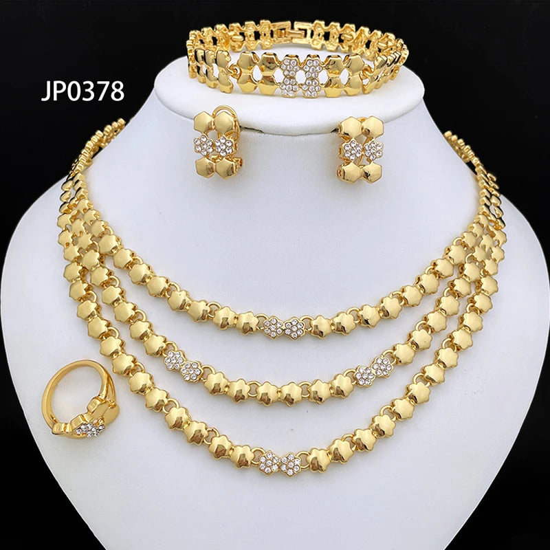 Gold Jewelry Set