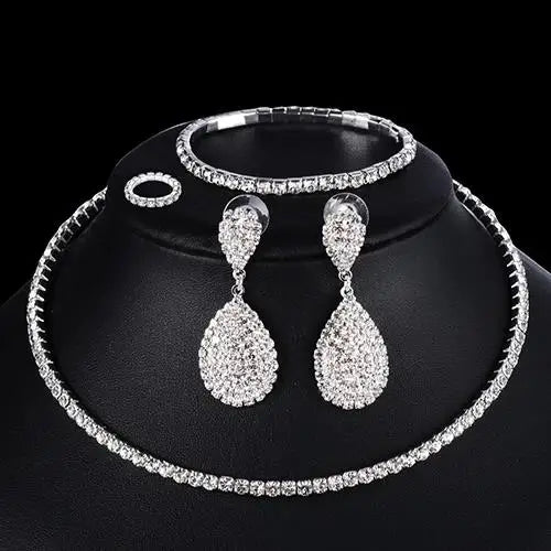 Pearl Jewelry Set:               Bracelet, Necklace, Earrings