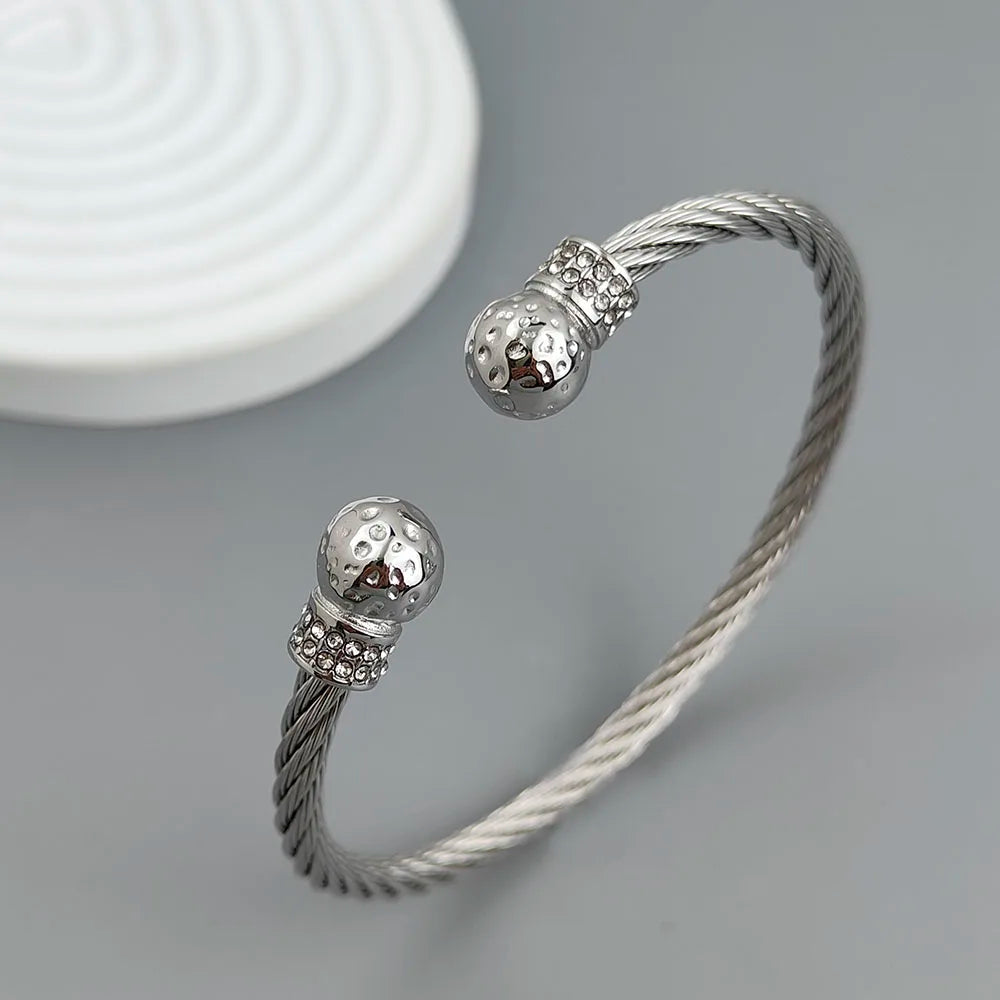 Stainless steel gold plated 18K bracelet