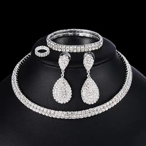 Pearl Jewelry Set:               Bracelet, Necklace, Earrings
