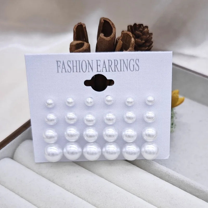 Pearl Earring Sets