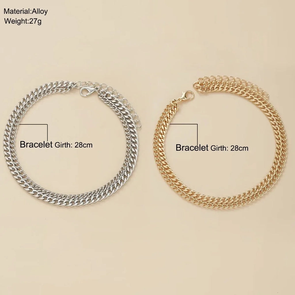 Gold Ankle Bracelets Waterproof