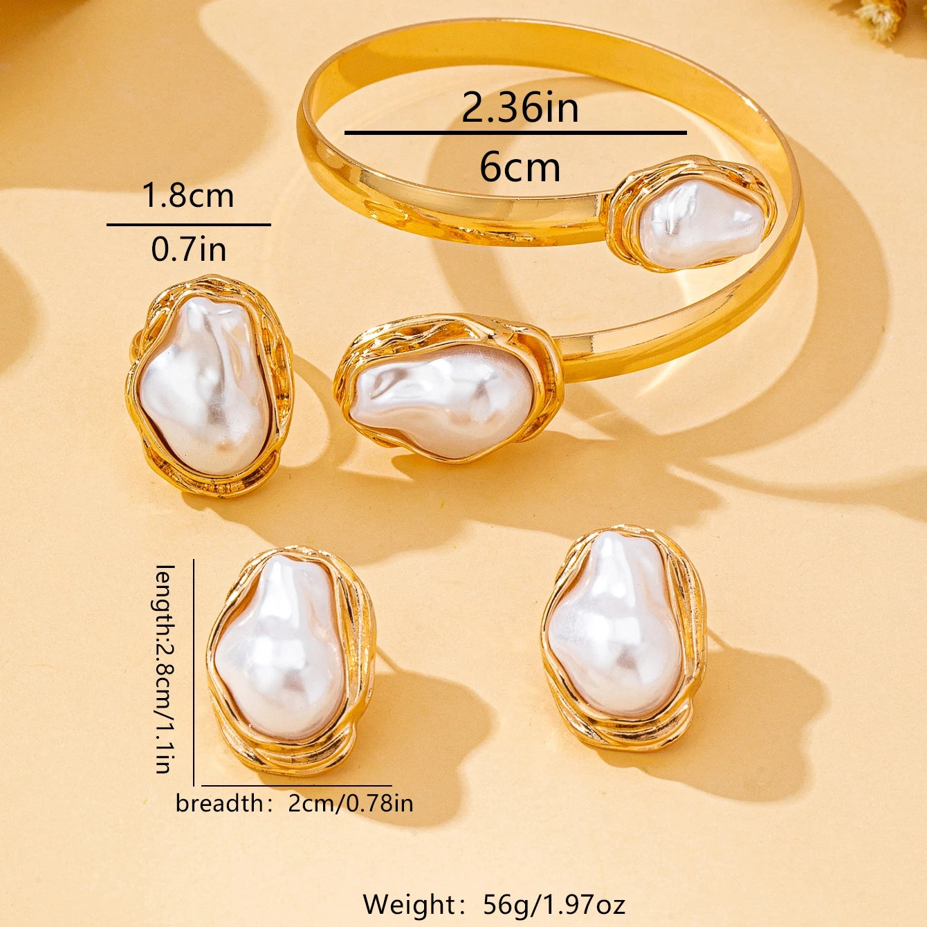 Women's Baroque Jewelry Set
