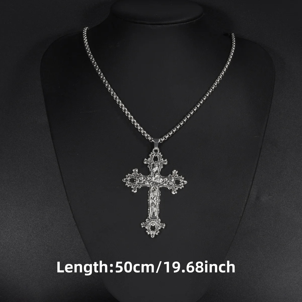 Baroque Cross Earrings