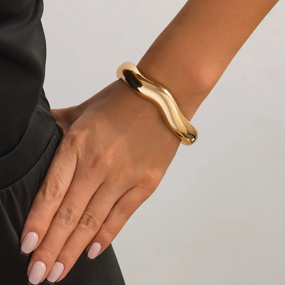 Gold Bangle and enamel bangles Hand Bracelets