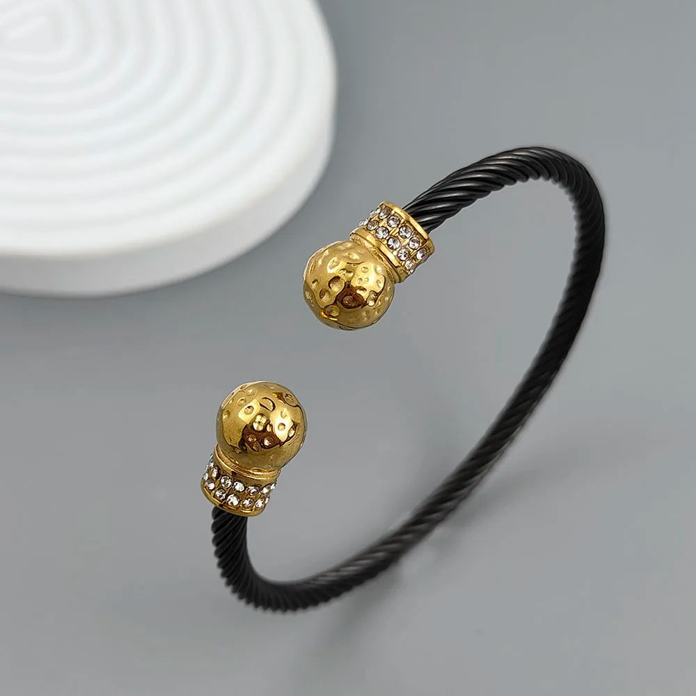 Stainless steel gold plated 18K bracelet
