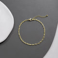 Waterproof Ankle Bracelets,14K Gold Silver
