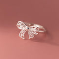 Silver Bow Ring