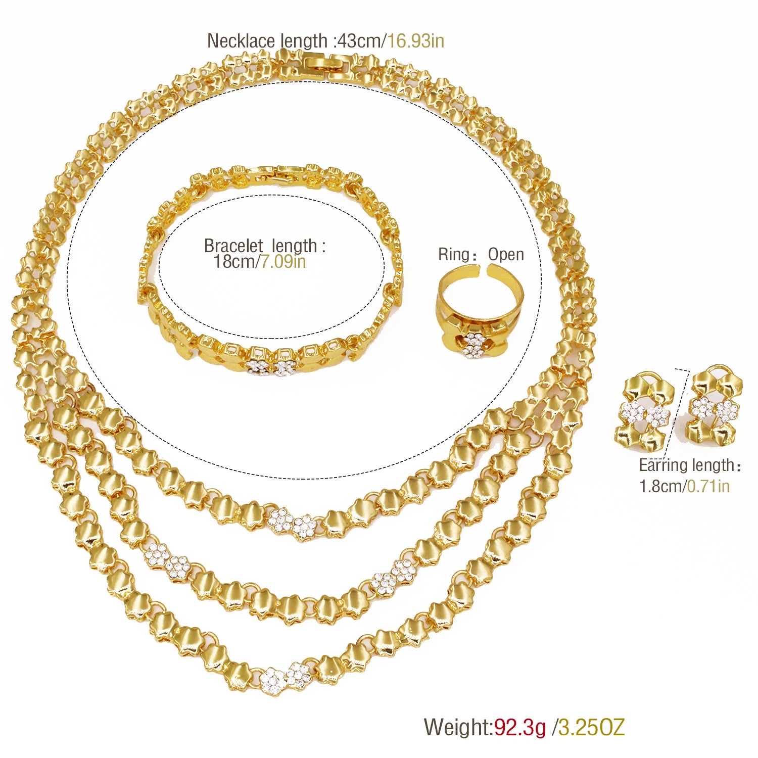 Gold Jewelry Set