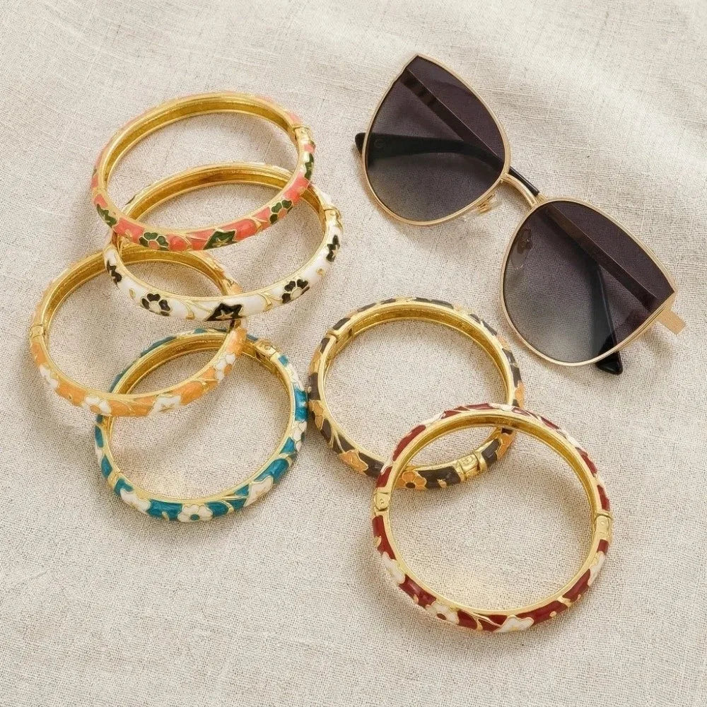 Enamel Vintage Cloisonne Bangle