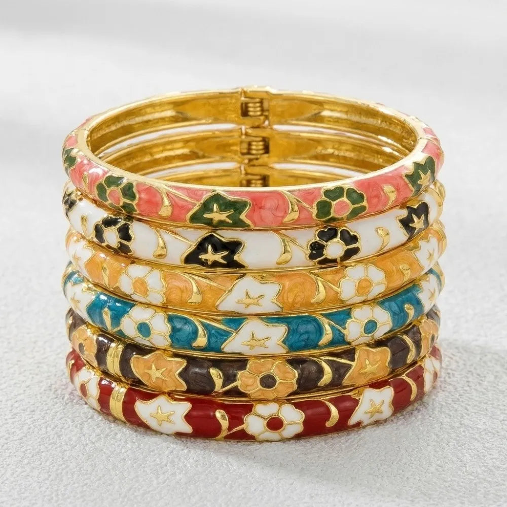 Enamel Vintage Cloisonne Bangle