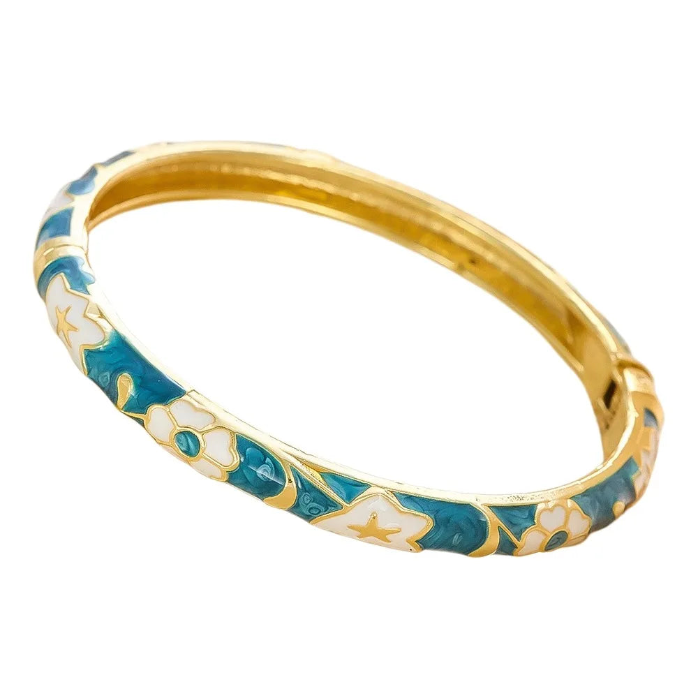 Enamel Vintage Cloisonne Bangle