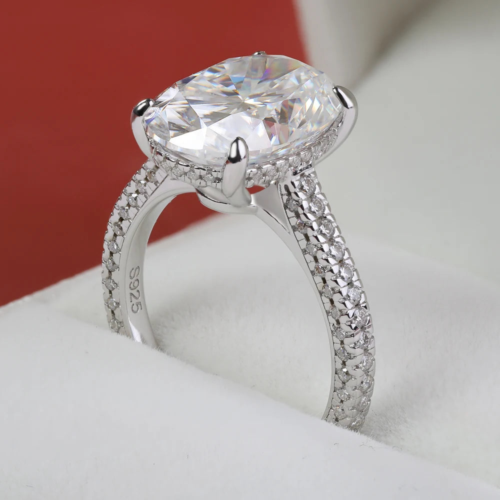 Sterling Silver for Women Lab Diamond ring